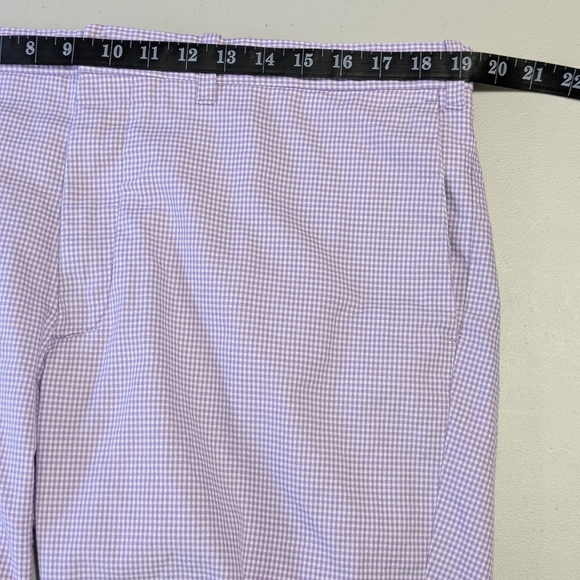 Polo Purple Gingham Checkered Shorts Slim GI Fit, 38 Ralph Lauren - Picture 9 of 12